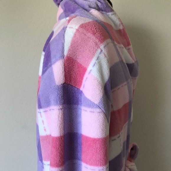 NFS Purple,pink,and white comfy warm robe - Picture 4 of 7
